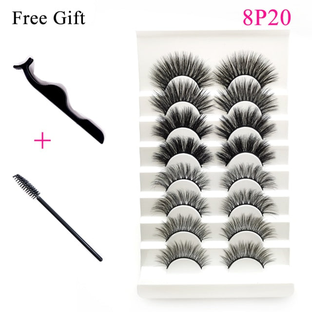 3D Mink Fluffy lashes Set For Wholesale