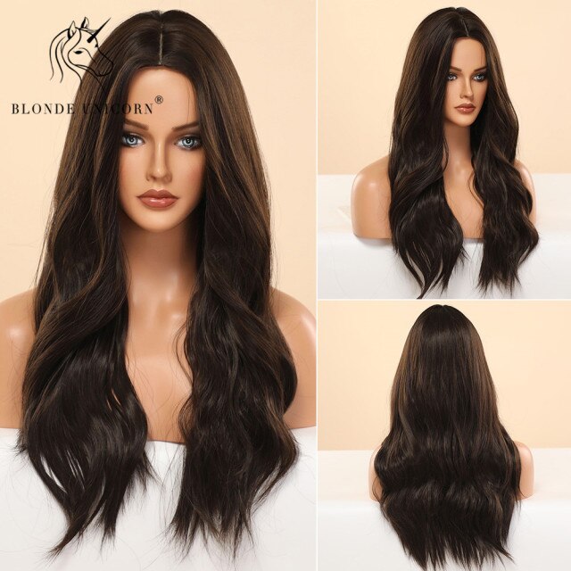 Synthetic Blonde Long Heat Resistant Wig