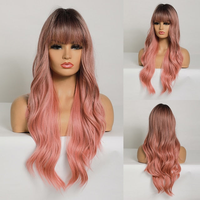 Synthetic Blonde Long Heat Resistant Wig