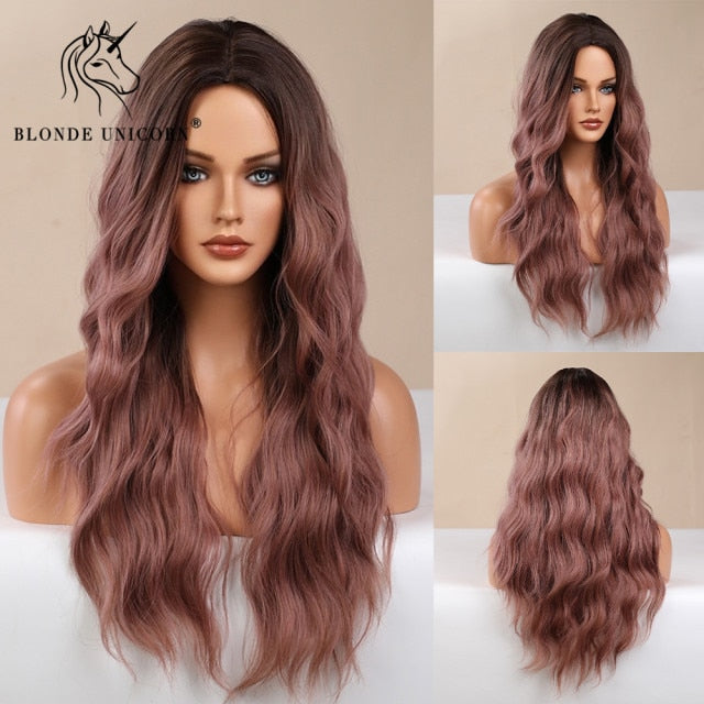 Synthetic Blonde Long Heat Resistant Wig