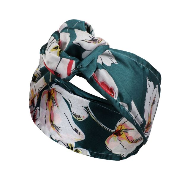 New Printed Wire Hair Band Yoga HAIR BAND HEADBAND Sweat Absorbing Band Anti Sweat Women's Wide Brimmed Scarf Headdress 350