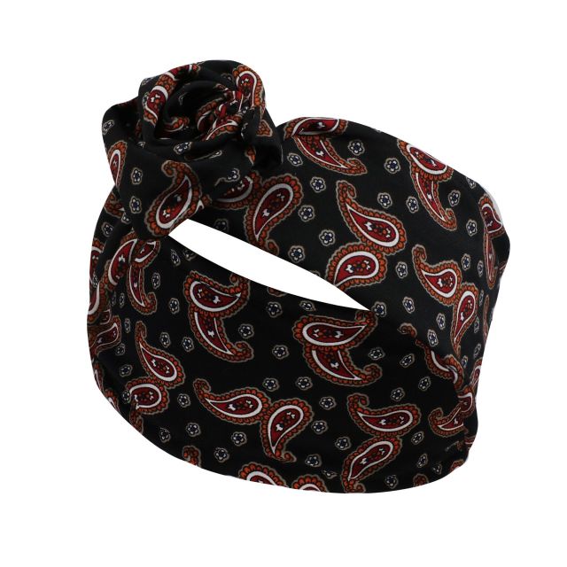 New Printed Wire Hair Band Yoga HAIR BAND HEADBAND Sweat Absorbing Band Anti Sweat Women's Wide Brimmed Scarf Headdress 350