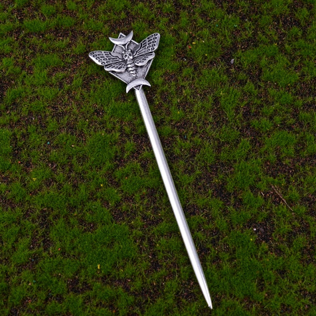Witch Sword Crescent Moon Goddess Hair Stick Jewelry For Women