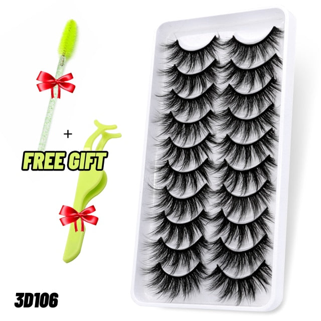 3D Mink Fluffy Soft Eyelash Extension