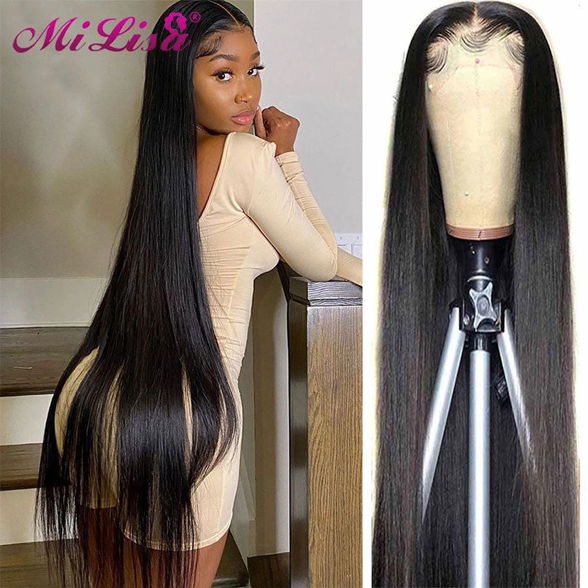 Straight Lace Front Wig Human Hair