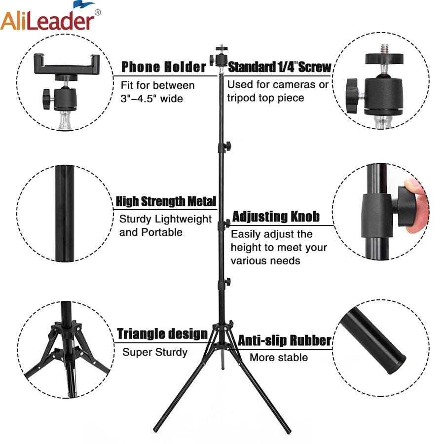 Mannequin Tripod Training Mannequin Head Stand For Wigs