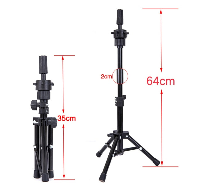 125Cm Adjustable Tripod Stand For Mannequin Head