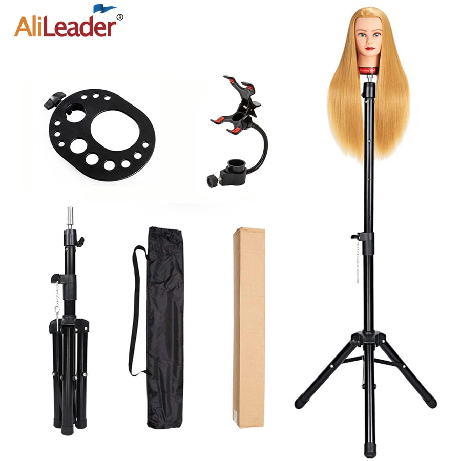 125Cm Adjustable Tripod Stand For Mannequin Head