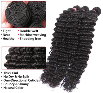 Transparent Lace Closure Brazilian Curly Human Hair