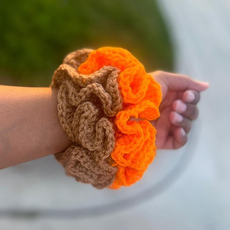 Handmade Crochet Scrunchies - Fashion Hair Accessory