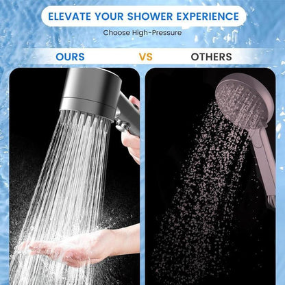 Filtered Shower Head with Handheld. High Pressure Water Flow and 4 Spray Modes, Hard Water Power Wash,Shower Head with Pet Bath On/Off Switch,Bathroom Accessories, Bathroom Shower Set