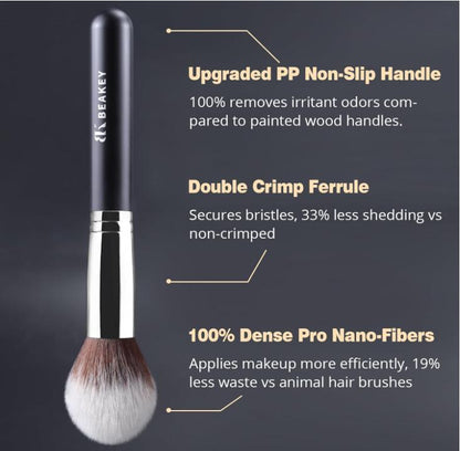 BEAKEY Makeup Brush Set Professional, Blending Brush