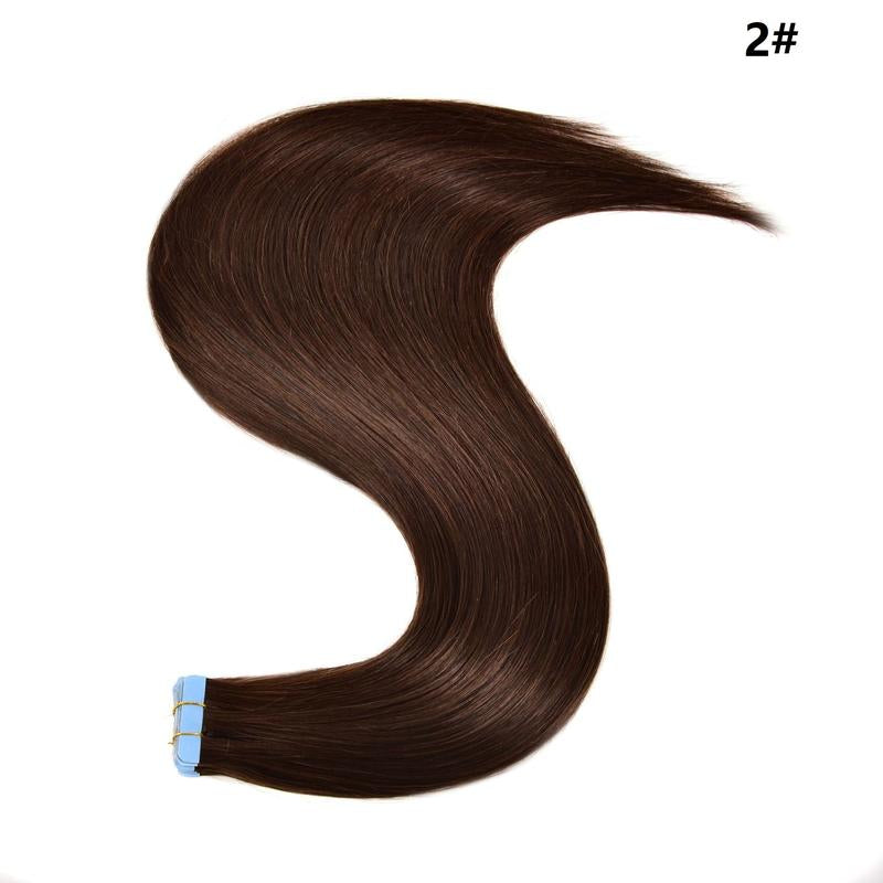 20-Piece Human Hair Hair Extensions Invisible