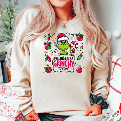 Christmas Shirt, Grinc Christmas Retro Christmas Sweatshirt, Christmas Shirt