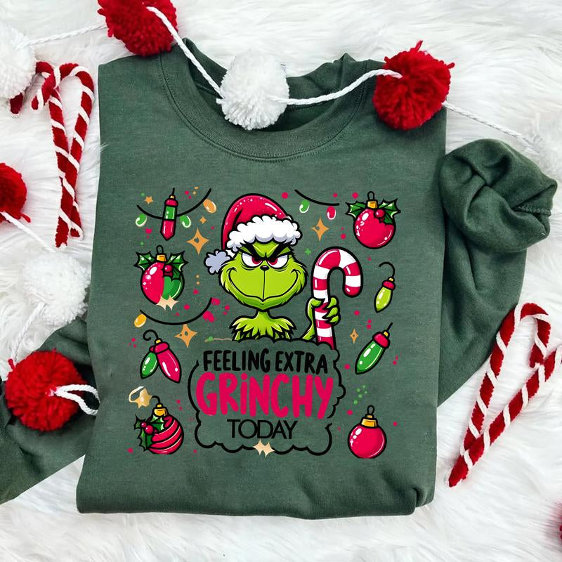 Christmas Shirt, Grinc Christmas Retro Christmas Sweatshirt, Christmas Shirt