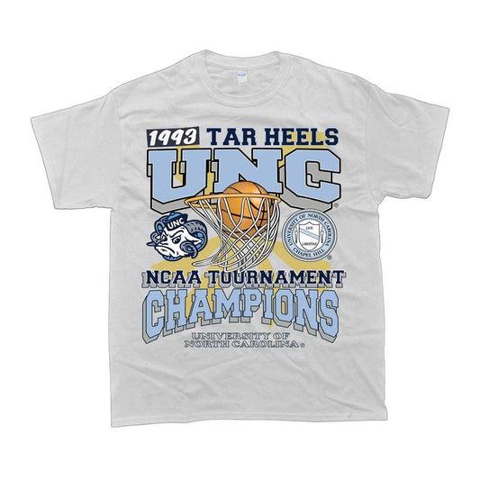 UNC Men Shirt 1993 TAR Heels UNC Champions T-Shirt, T-Shirt Unisex for Men and Women, Men'S T-Shirt, Men'S Clothes Casual Cotton Menswear Top