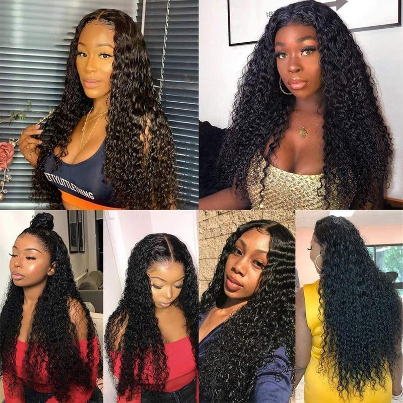 Body Wave/Straight/Curly Lace Front Wigs Human Hair Pre Plucked 13X4X1 T Part Transparent Lace Frontal Wigs for Black Women Brazilian Human Hair Wigs