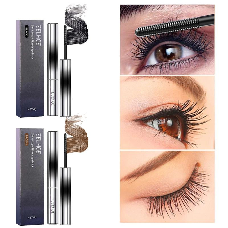 Rolling Mascara Eyelashes Are Black and Beautiful, Naturally Dense and anti -Sweat, Not Smudge, No Makeup, Makeup and Longmake Deep Eyes More Beautiful