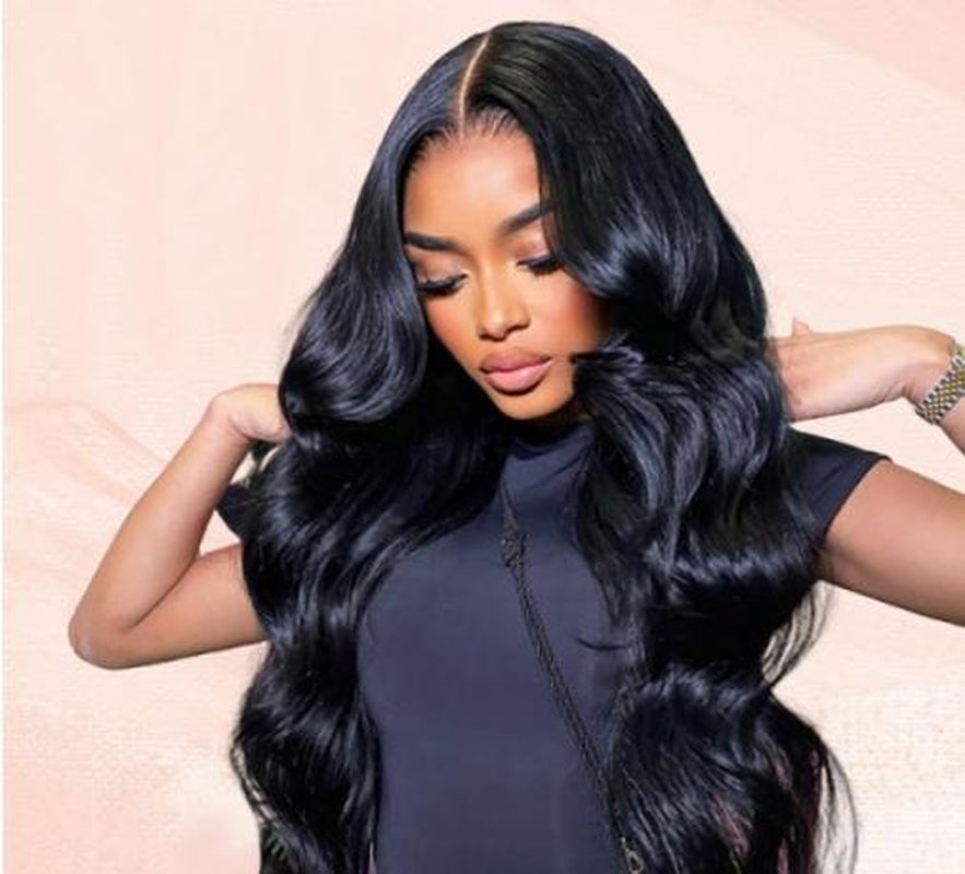 Ready and Go Wig-Glue Less Body Wave Pre-Cut Lace Closure Human Hair Wigs Beginner Friendly