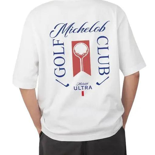 Michelob Ultra Golfing T-Shirt, 2 Side T-Shirt for Men, Gift for Men