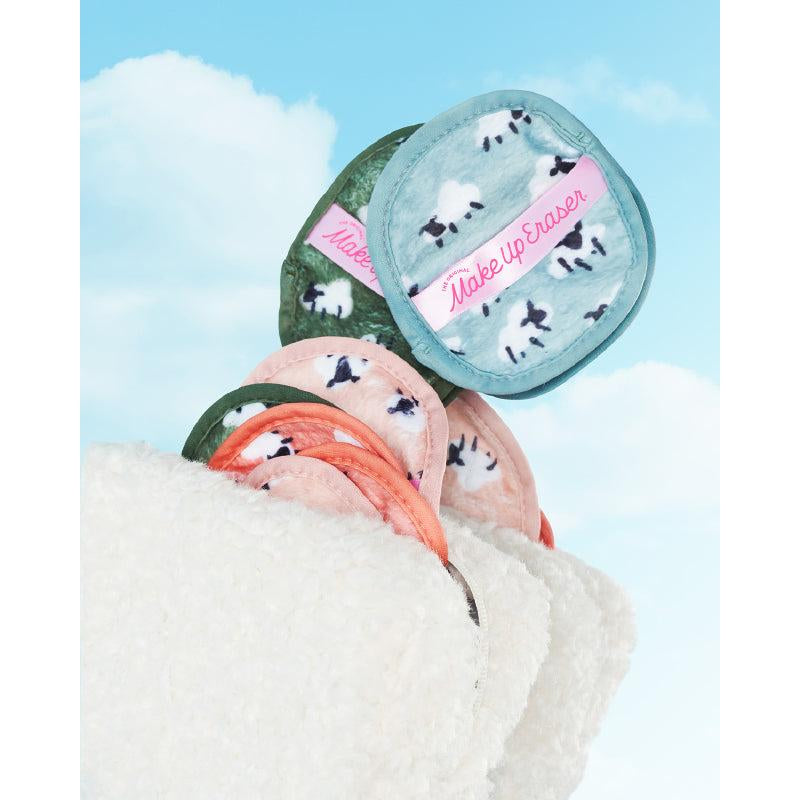 Counting Sheep 7-Day Set- Erase Makeup with JUST WATER, Reusable & Machine Washable Makeup Removers