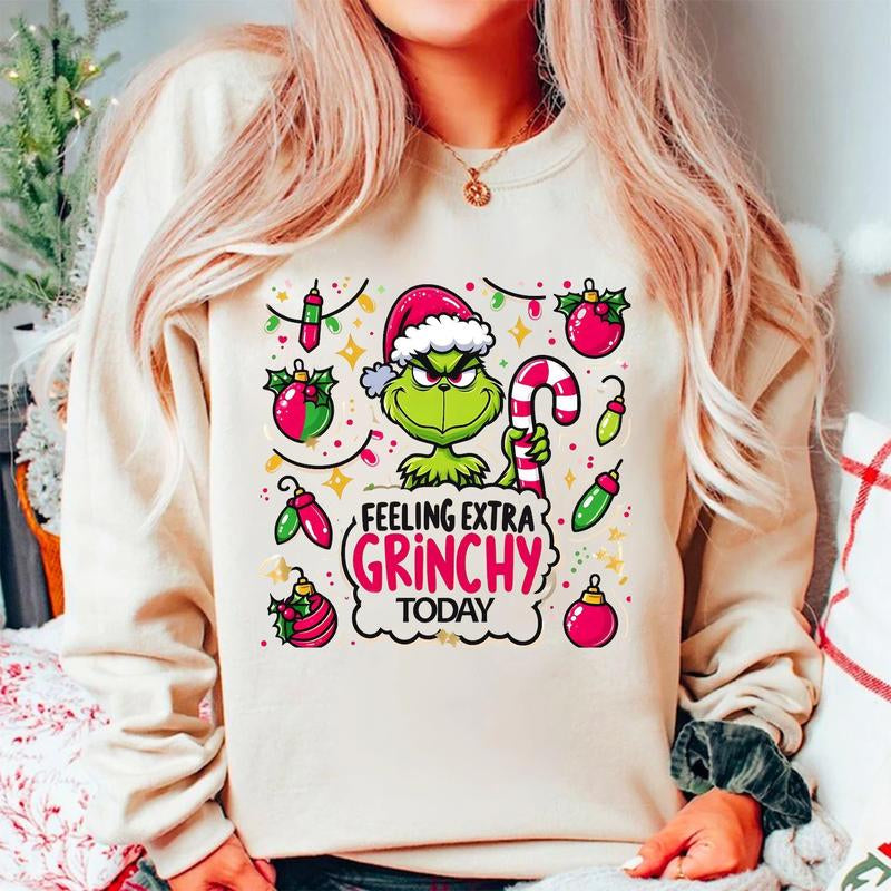 Christmas Shirt, Grinc Christmas Retro Christmas Sweatshirt, Christmas Shirt