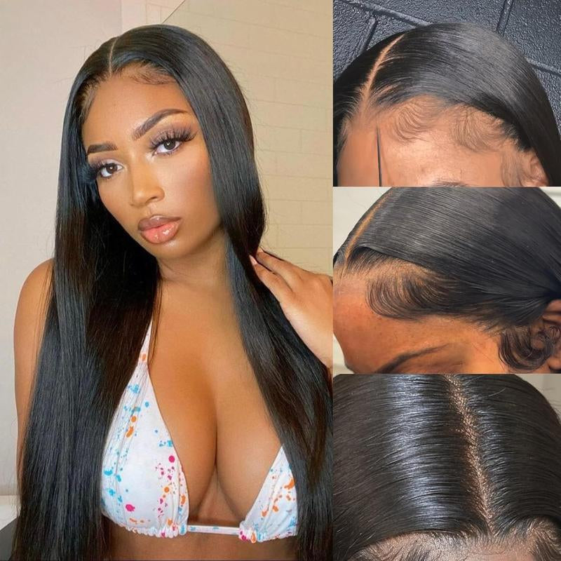 Body Wave/Straight/Curly Lace Front Wigs Human Hair Pre Plucked 13X4X1 T Part Transparent Lace Frontal Wigs for Black Women Brazilian Human Hair Wigs