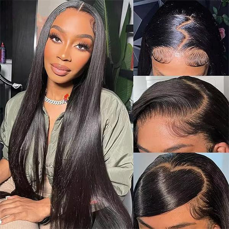 13X4 Body Wave Lace Front Wig 30 Inch Pre Plucked Lace Front Human Hair Wigs for Women