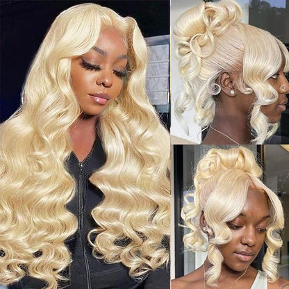 613 Body Wave Hair Wig 13X6 Lace Front Wigs Human Hair 180% Density 613 HD Transparent Lace Frontal Wig 16-30 Inch