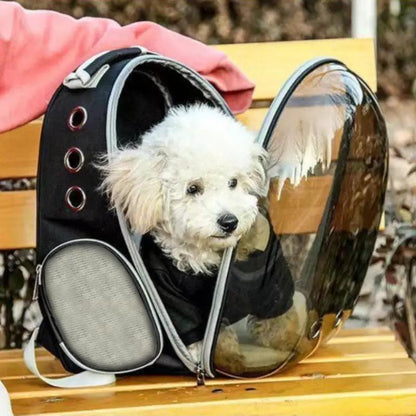 Portable Breathable Pet Carrier, Space Capsule Design Pet Travel Double Shoulder Bag, Outdoor Travel Pet Backpack, Dog & Cat Accessories, Dog Stuff, Cat Stuff, Pet Products