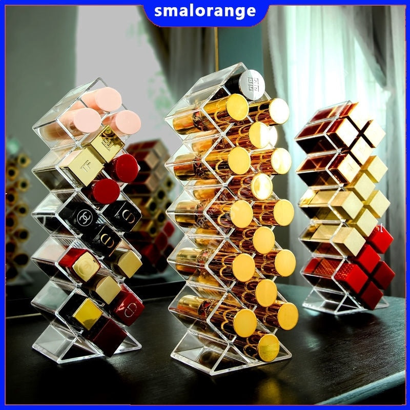 SMA Acrylic Cosmetic Makeup lipstick Organizer Cosmetic Case Storage Box Lipstick Stand Holder