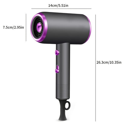 Hair Dryer; Blow Dryer With Diffuser 2023 Updated 1800w; Ionic For Women Curly 4c Thick Hair Pink