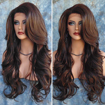 Women Fashion Long Wavy Curly Hair Cospaly Costume Full Wigs Hair Extension