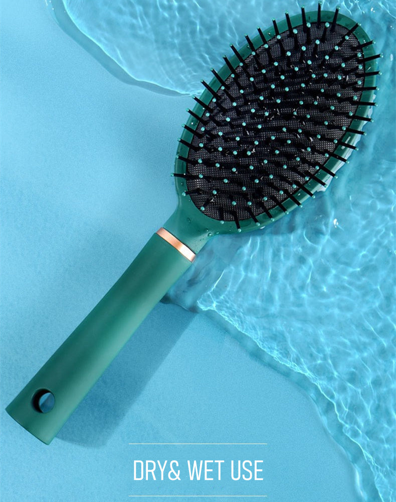 Detangle Hair Brushes Massage Paddle Hair Combs with Cushion Vent/Round Brush for Straight Curly Thick Hair