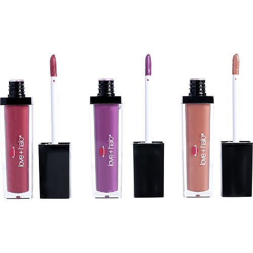 Love+Halo by Love+Halo Made To Be Kissed Matte Liquid Lip Collection --3 x 7ml/0.25oz