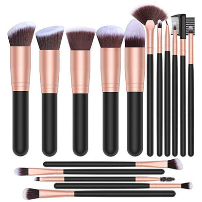 Makeup Brushes 16pcs Makeup Brushes Set Premium Synthetic Foundation Brushes Blending Face Powder Eye Shadow Concealer Make Up Brushes Tool Kit