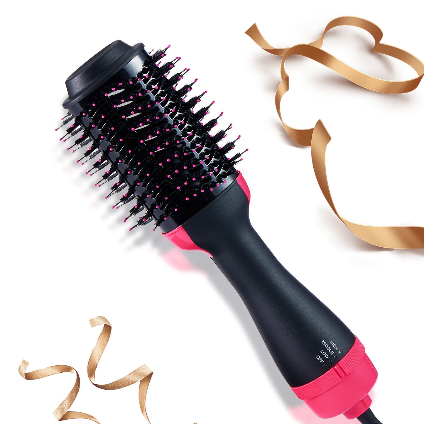 Hair Dryer Brush,Hair Volumizer for Drying & Straightening & Curling,Brush Blow Dryer Styler for Rotating Straightening, Curling, Salon Negative Ion Ceramic Dryer Brush -Amazon Restricted Products