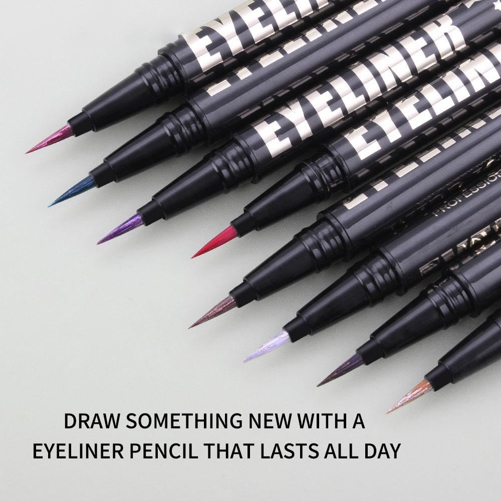 Coloured Eyeliner Pencil Waterproof Non-Smudging Long Lasting Eyeliner