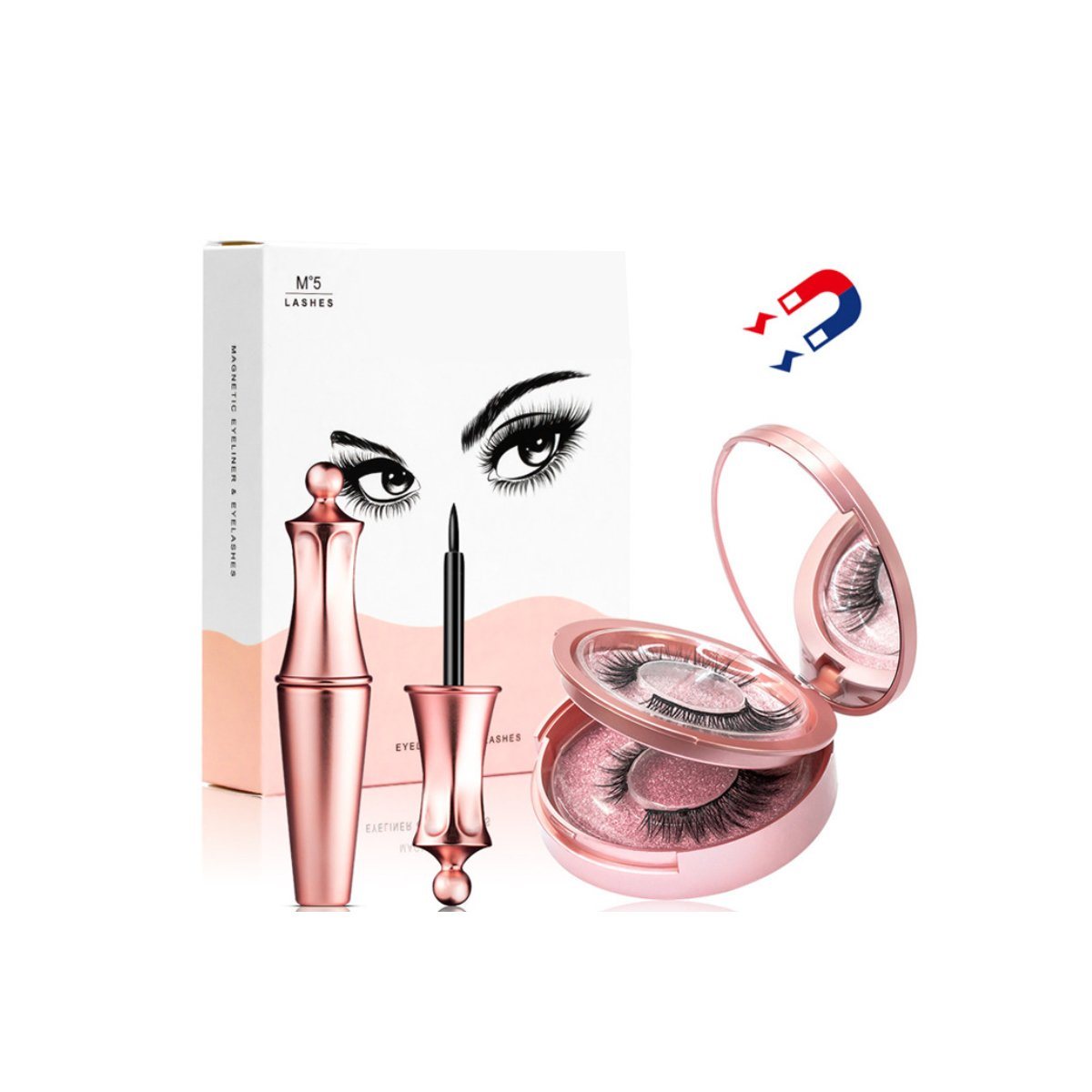 Sweet Eyes Magnetic Eyeliner And Eyelashes Kit