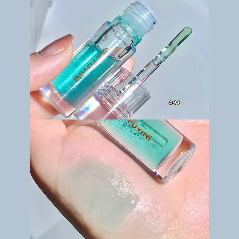 1/3Pcs Transparent Lip Gloss Crystal Jelly Mirror Liquid Lipstick Glitter Clear Moisturize Lip Tint Cosmetic For Lip Makeup Base