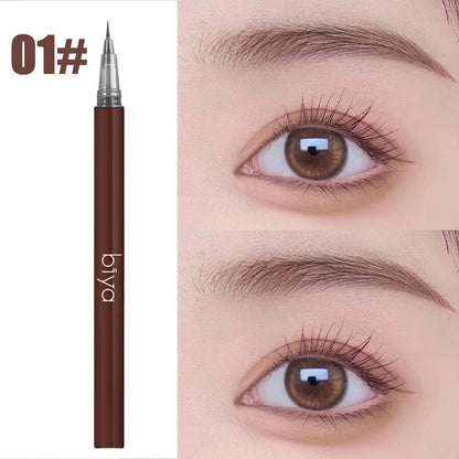 Newly 0.01MM Ultra Thin Head Liquid Eyebrow Pen Natural Waterproof Sweat-proof Eyebrow Pencil For Beginners In Makeup Cosmetic