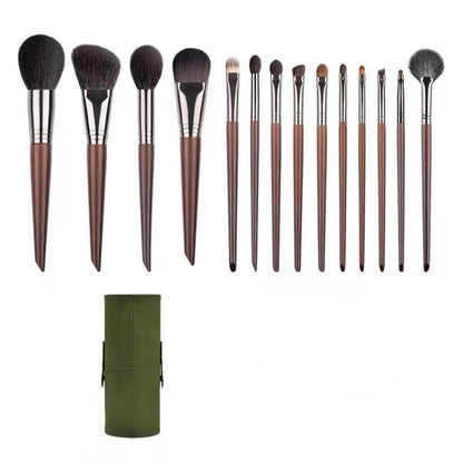 Makeup Brushes Set Foundation Blending Brush Face Powder Blush Concealers Eye Shadows Make Up Brushes Kit with Bag - 24pcs