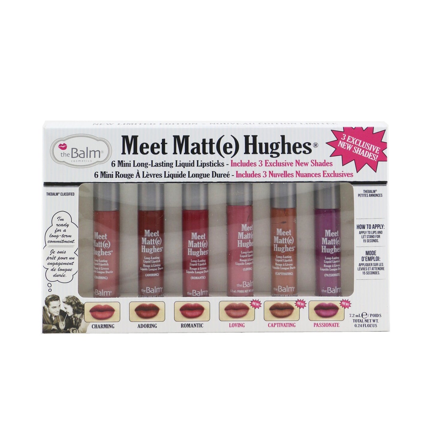 Meet Matt(e) Hughes 6 Mini Long Lasting Liquid Lipsticks Kit - Vol. 3