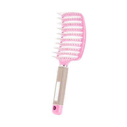 Hair Brush Scalp Massage Comb Hairbrush Bristle & Nylon Women Wet Curly Detangle Hair Brush for Salon Hairdressing Styling Tools