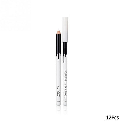 12PCS white Make Up Pencil Eyeliner