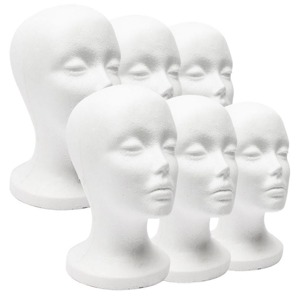 1 PC Female Styrofoam Mannequin Manikin Head