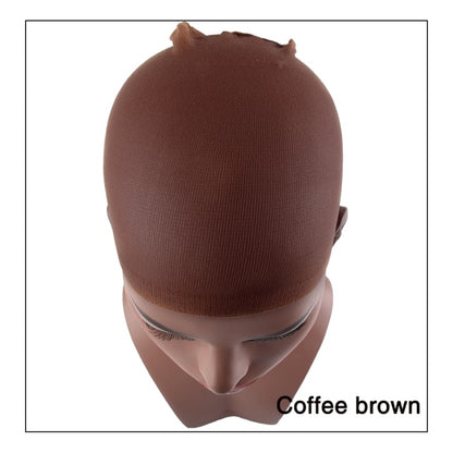 2Pcs Brown High Quality Wig Cap