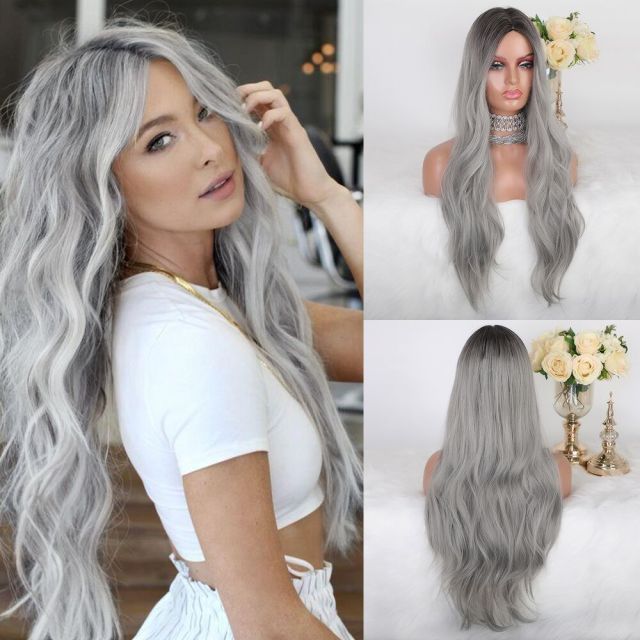 Synthetic Blonde Long Heat Resistant Wig